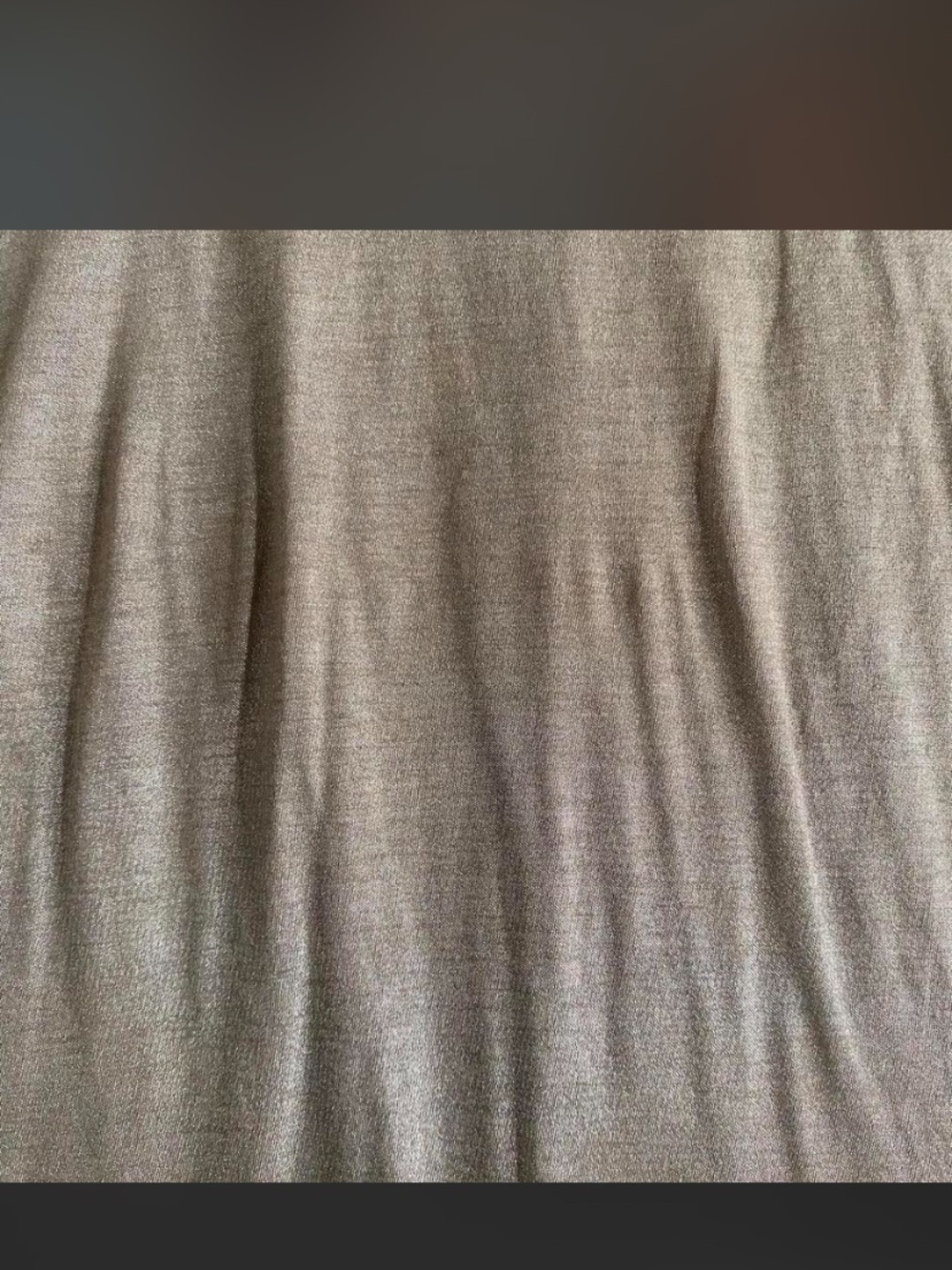 Linda Loudermilk Metallic Gold Short Sleeve Crew Tee - Picture 4 of 7
